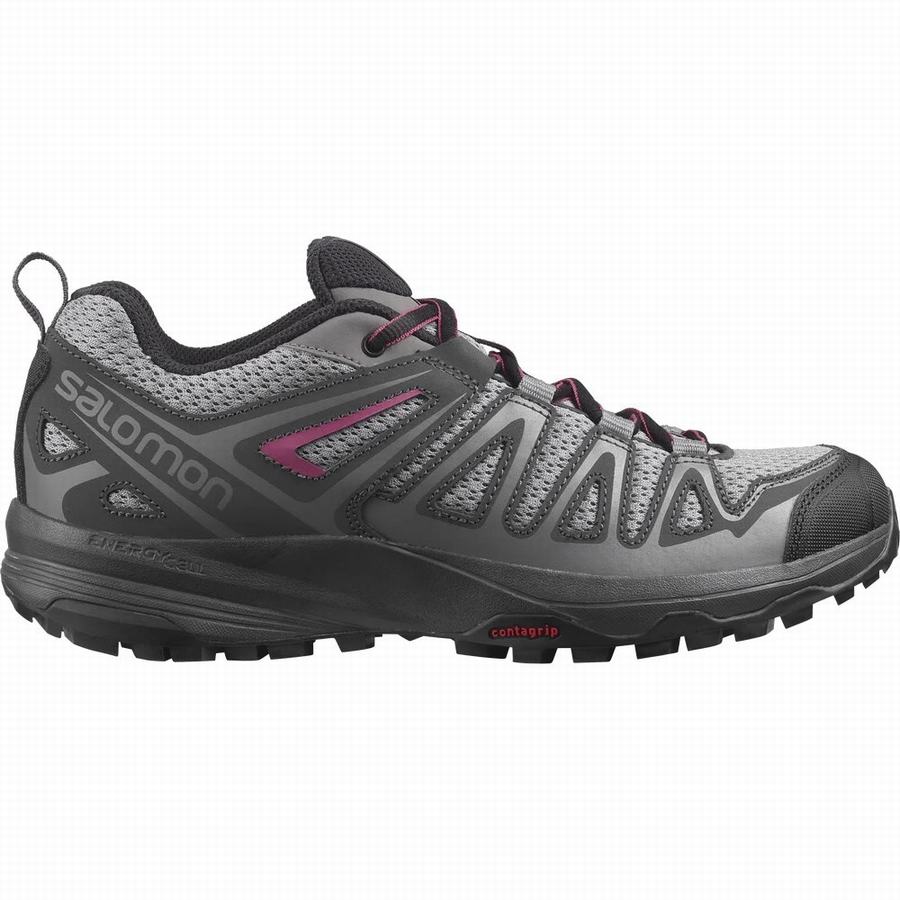 Salomon X Crest Wandelschoenen Dames DonkerGrijs (UTQ2227HN)